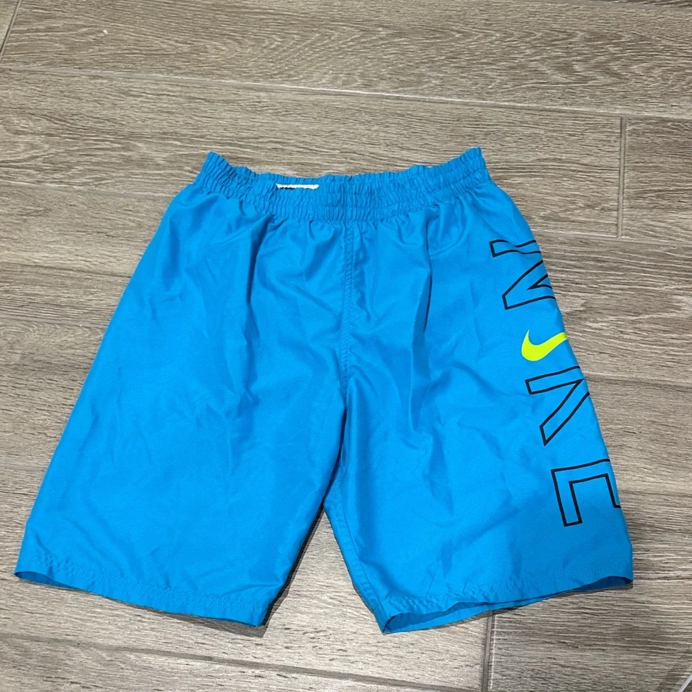 Nike Kids Blue Swim Trunks Size L